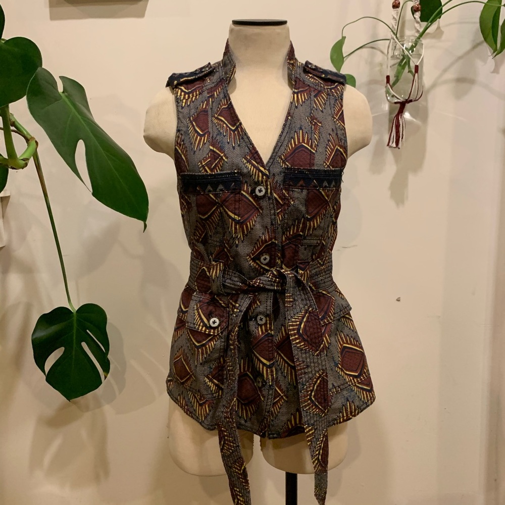 Anthropologie elevensies geo safari vest